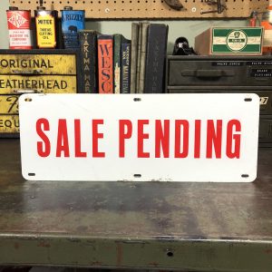 Sale Pending Sign