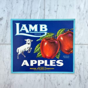 Lamb Apple Label
