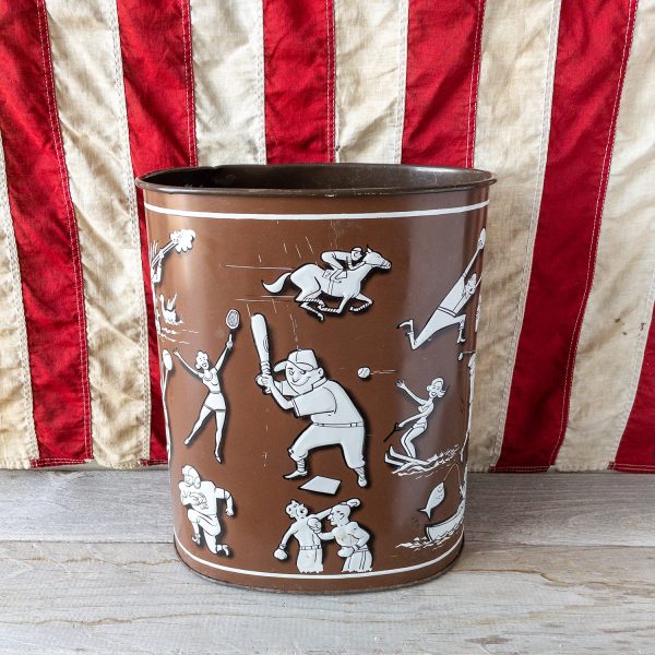 Weibro Trash Can with Sports Theme