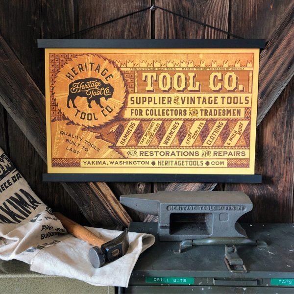Heritage Tool Co. 12x20 Shop Poster