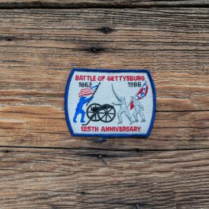 Battle of Gettysburg 125th Anniversary Embroidered Patch