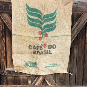 Cafe S Do Brasil Jute Coffee Bag