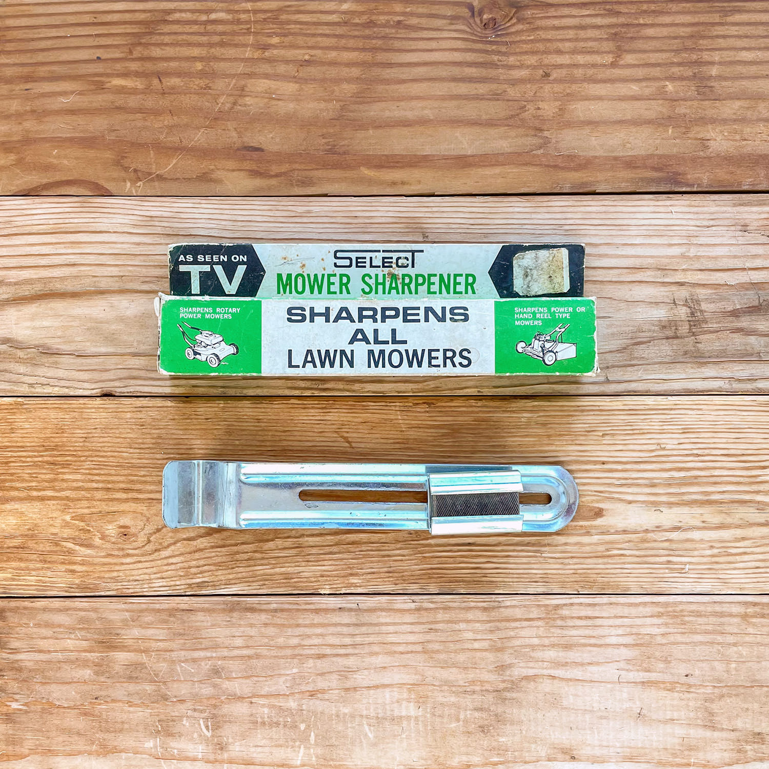 Select Mower Sharpener Sharpens All Lawn Mowers As Seen on TV