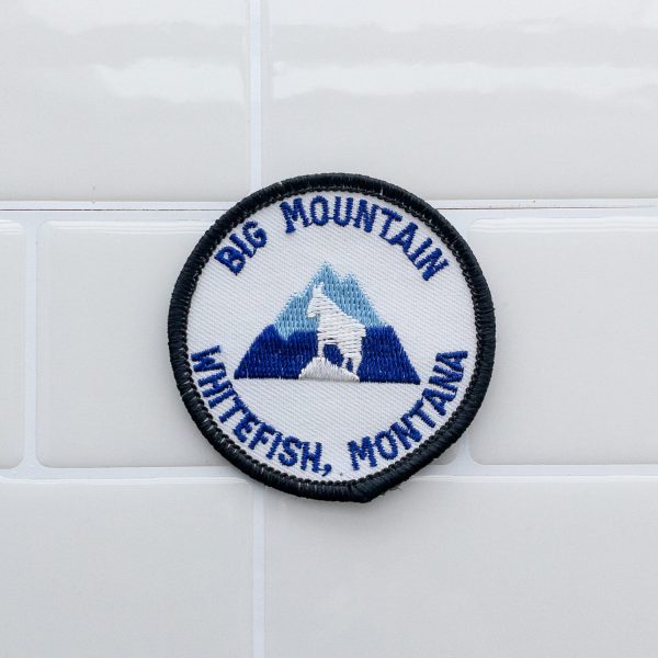 Big Mountain Whitefish Montana Embroidered Patch
