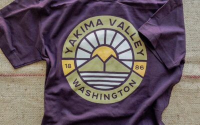 Yakima Valley T-Shirt Oxblood Multi-Color Print