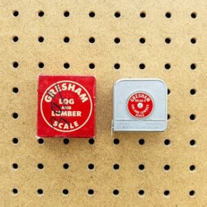 Gresham Log and Lumber Scale No. 50-C Tape Measure