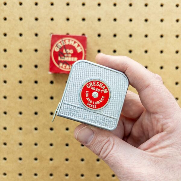 Gresham Log and Lumber Scale No. 50-C Tape Measure