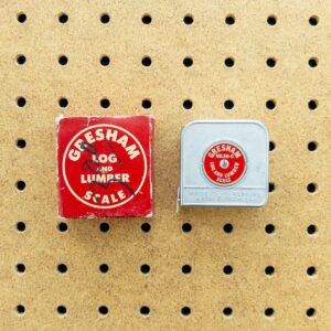 Gresham Log & Lumber Scale Tape Measure