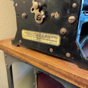 Multigraph No. 60 Printing Press
