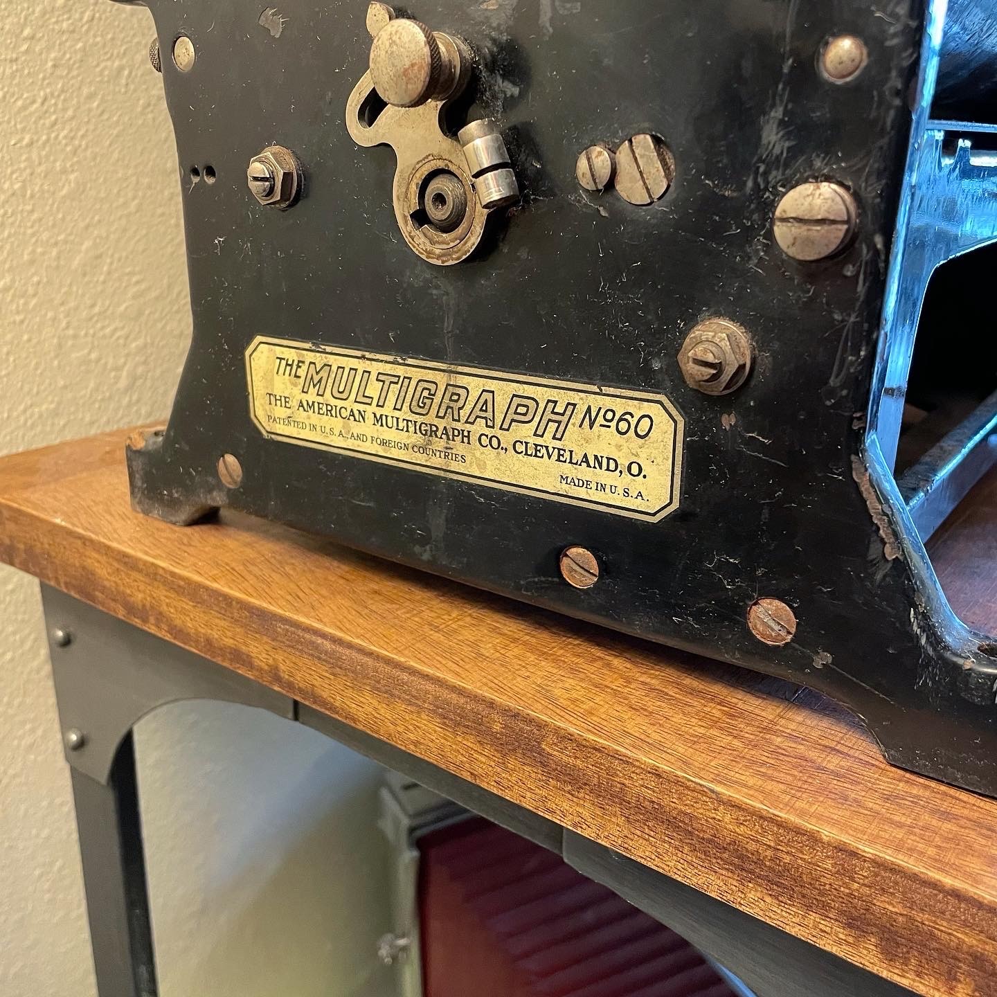 multigraph-3 Multigraph No. 60 Printing Press